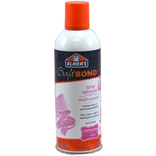 Elmers Craftbond Multi-Purpose Spray Adhesive, 11 oz, White,Packa...