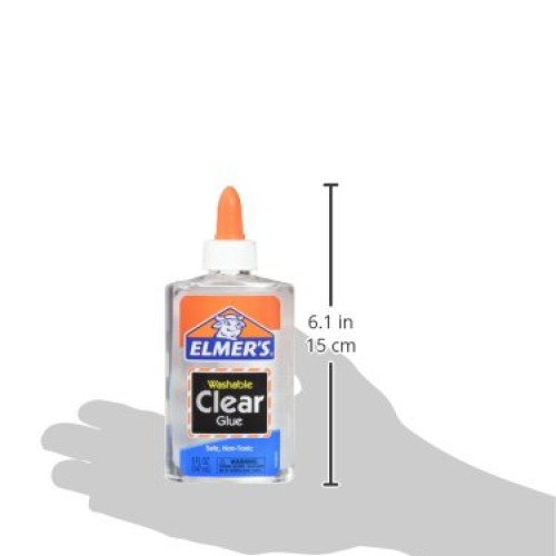 Elmers E305 Washable School Glue, 5 oz Bottle, 2 Pack, Clear