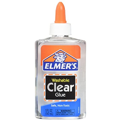 Elmers E305 Washable School Glue, 5 oz Bottle, 2 Pack, Clear