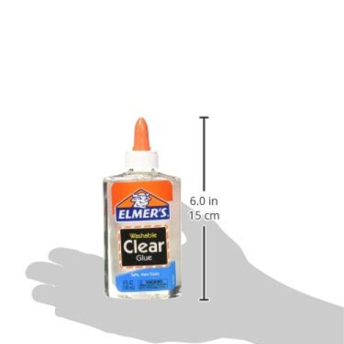 Elmers E305 Washable School Glue, 5 oz Bottle, 4 Pack, Clear