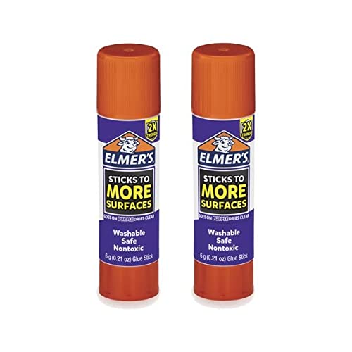 Elmers Extra Strength 2X Stronger Washable School Craft Glue Stic...