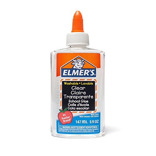 Elmers Liquid School Glue, Clear, Washable, 5 Ounces, 8 Count - G...