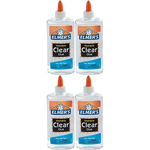 Elmers Liquid School Glue, Clear, Washable, 9 Ounces, 1 Count Pac...