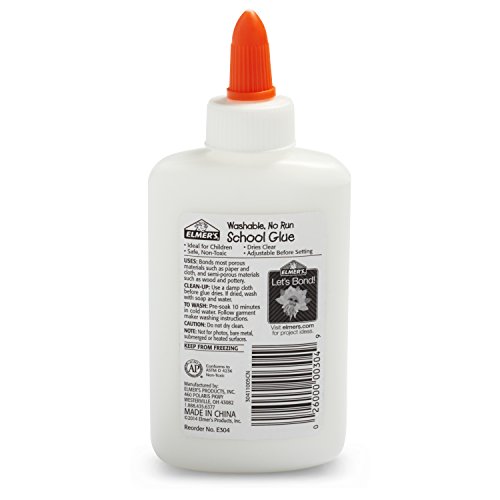 Elmers Liquid School Glue, Washable, 4 Ounces Each , 12 Count - G...