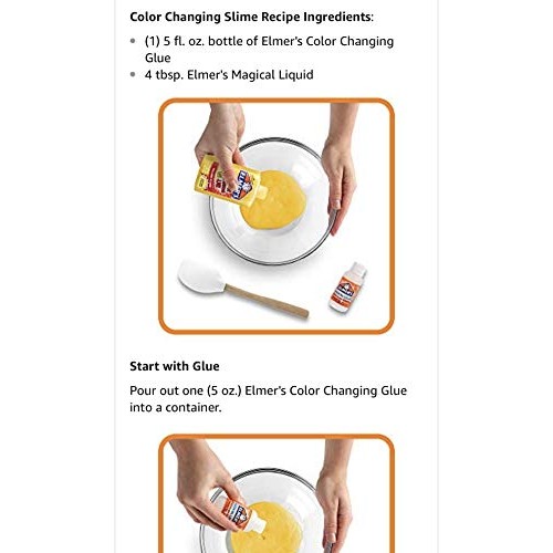 Elmers Metallic Glue, Yellow/Red