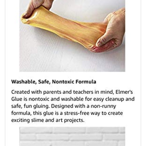 Elmers Metallic Glue, Yellow/Red