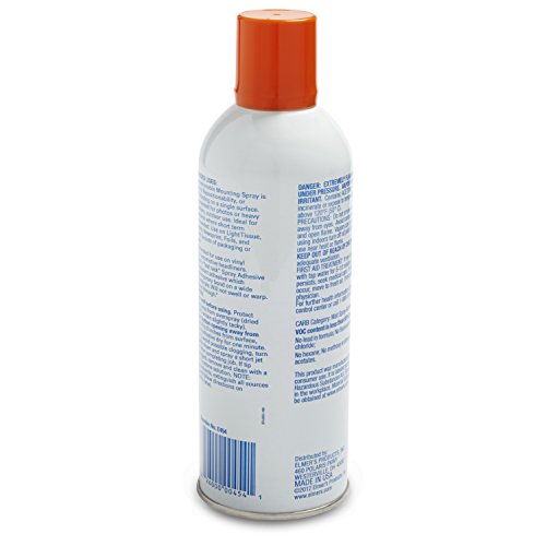 ELMERS Repositionable Mounting Spray Adhesive, 10 Oz, Clear E454