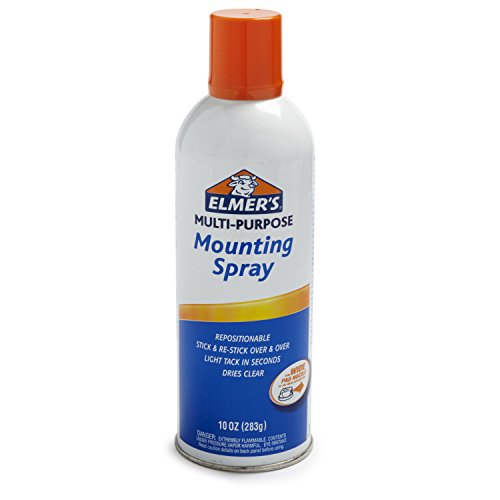 ELMERS Repositionable Mounting Spray Adhesive, 10 Oz, Clear E454
