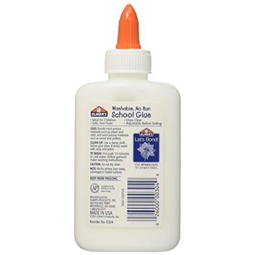 Elmers Washable School Glue 4 Fl Oz / 118 Ml Pack of 6