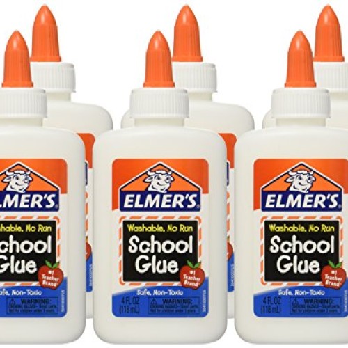 Elmers Washable School Glue 4 Fl Oz / 118 Ml Pack of 6