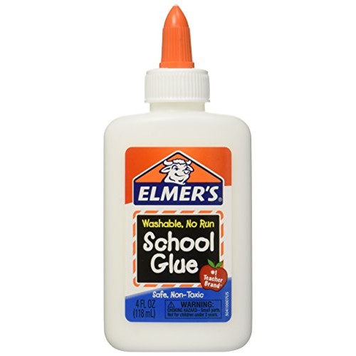 Elmers Washable School Glue 4 Fl Oz / 118 Ml Pack of 6