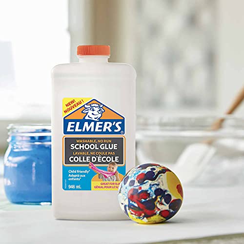 Elmers White PVA Glue | 946 mL | Washable and Kid Friendly | Grea...