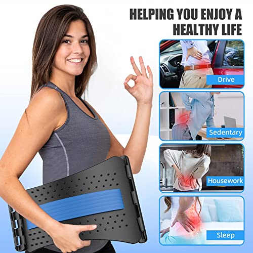 ELMERT Back Stretcher for Lower Back Pain Relief, Back Cracking De...