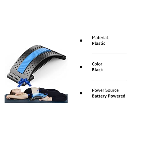 ELMERT Back Stretcher for Lower Back Pain Relief, Back Cracking De...
