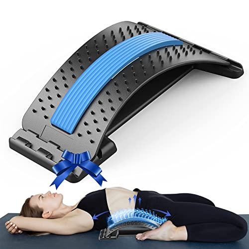 ELMERT Back Stretcher for Lower Back Pain Relief, Back Cracking De...