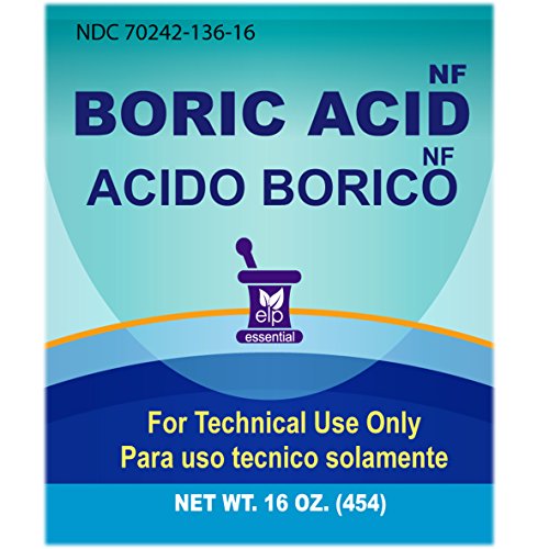 Boric Acid Powder Acido Borico NF 16 oz