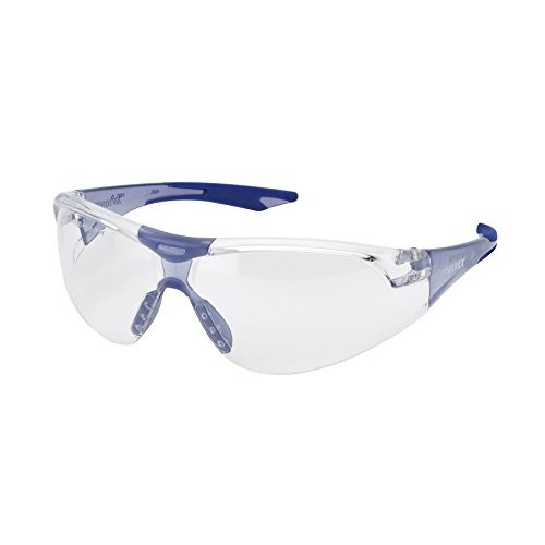 Clear HC/PC Lens, Blue Temples, Slim Fit
