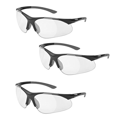 Elvex RX-500C-1.5 Full Lens Magnifier, Black Frame /Grey Temple Ti...
