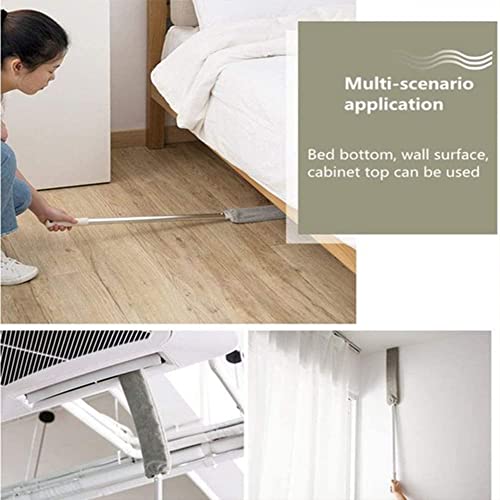 Emcgicc Retractable Gap Dust Cleaner, Microfiber Hand Duster, Unde...