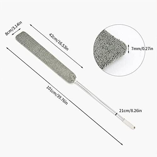 Emcgicc Retractable Gap Dust Cleaner, Microfiber Hand Duster, Unde...