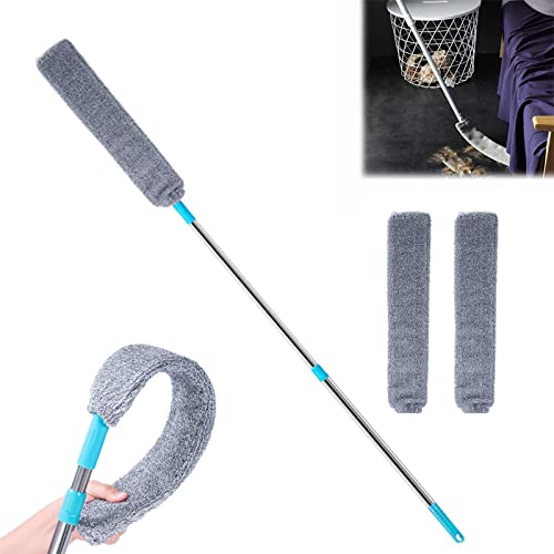 Emcgicc Retractable Gap Dust Cleaner, Microfiber Hand Duster, Unde...