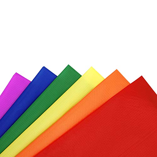 emma kites Ripstop Nylon Fabric 40D 60Wide x36 Length Pack 6pcs ...