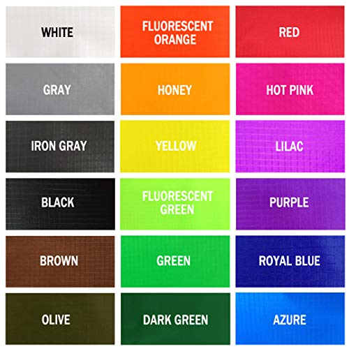 EMMAKITES Black Ripstop Nylon Fabric 60x36WxL 48g Sq M of Wa...