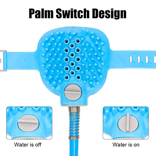 Emoly Pet Shower Kit, 2 in 1 Pet Bathing Tool Shower Sprayer, Adju...