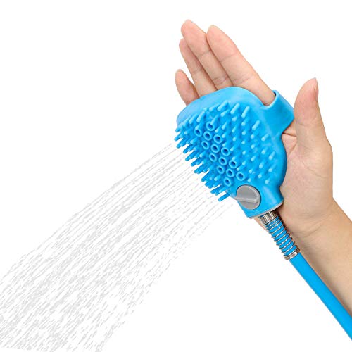 Emoly Pet Shower Kit, 2 in 1 Pet Bathing Tool Shower Sprayer, Adju...