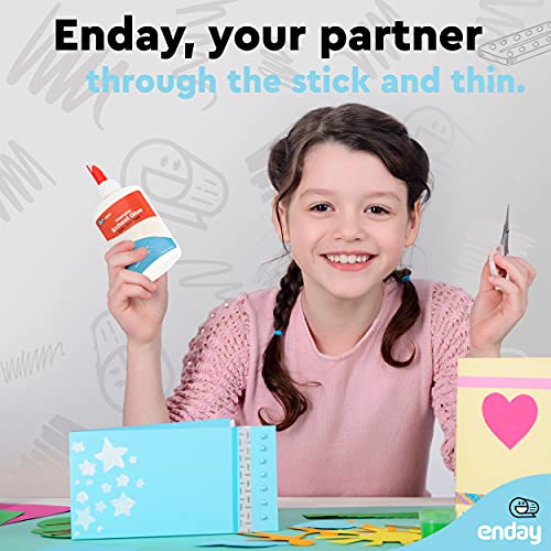 White Glue School Glue Bottle for Slime Washable Craft Kids Glue N...