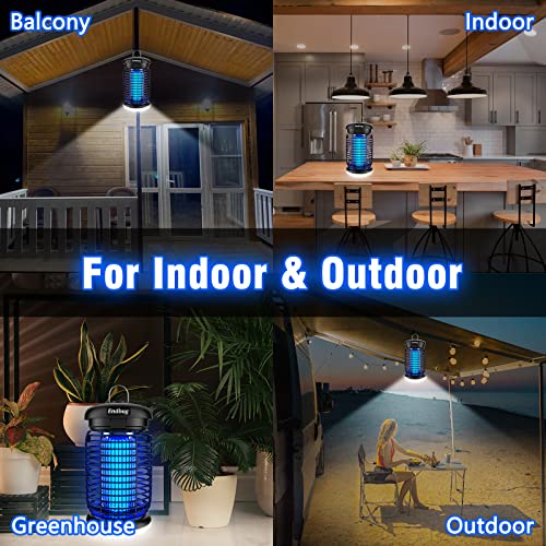Endbug Bug Zapper Outdoor, Mosquito Zapper Outdoor with LED Light,...