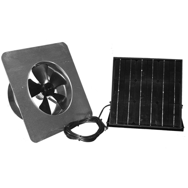 Solar Royal 25Watt - Premium Solar Gable Ventilation Fan with Thermostat