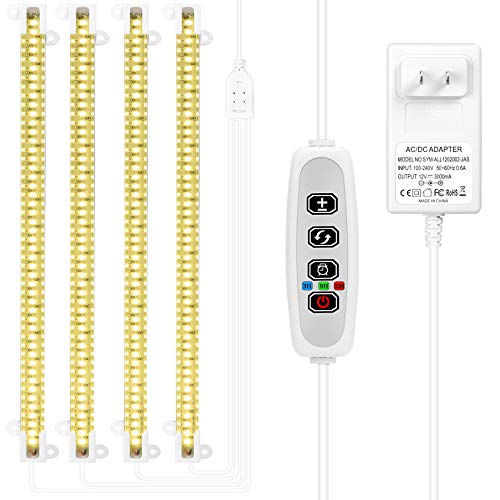 Enfuntins LED Plant Grow Light Strip Full Spectrum, 36W 240 LED, A...