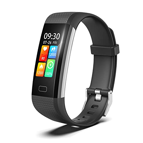 ENGERWALL Fitness Tracker with Heart Rate & Temperature Monitor, W...