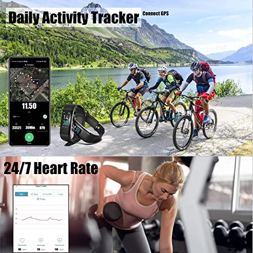 ENGERWALL Fitness Tracker with Step Counter/Calories/Stopwatch, Ac...