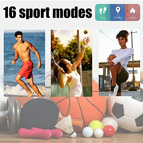 ENGERWALL Fitness Tracker with Step Counter/Calories/Stopwatch, Ac...