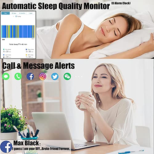 ENGERWALL Fitness Tracker with Step Counter/Calories/Stopwatch, Ac...