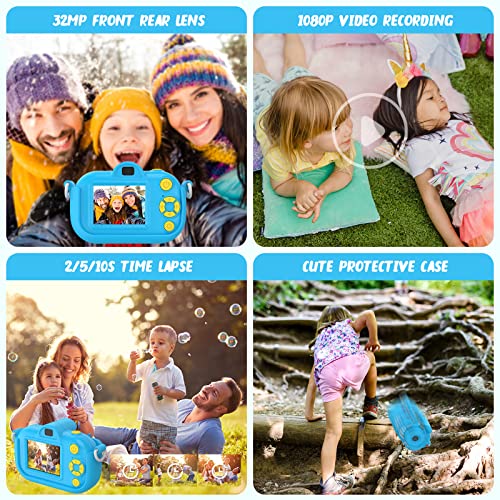 ENGUNS Kids Camera for Boys Age 3-12 Toddlers, 32MP HD Digital Cam...