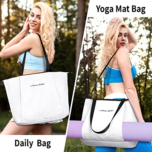 EnjoyActive Yoga Mat Bag | Full Zip, Multi Pocket, Waterproof, Lig...