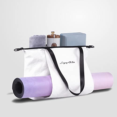 EnjoyActive Yoga Mat Bag | Full Zip, Multi Pocket, Waterproof, Lig...