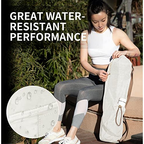 EnjoyActive Yoga Mat Bag | Premium, Waterproof, Multi Pockets, Adj...