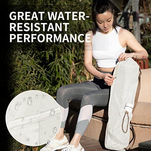 EnjoyActive Yoga Mat Bag | Premium, Waterproof, Multi Pockets, Adj...