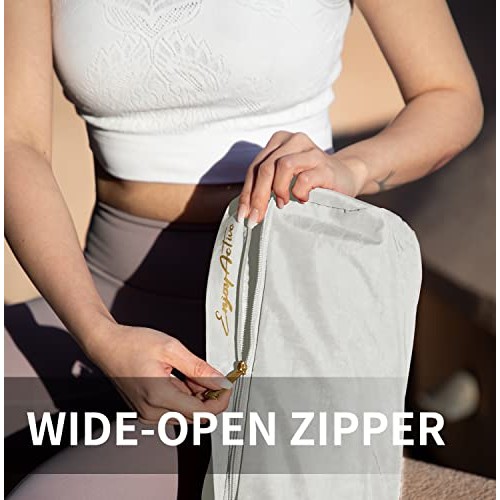 EnjoyActive Yoga Mat Bag | Premium, Waterproof, Multi Pockets, Adj...
