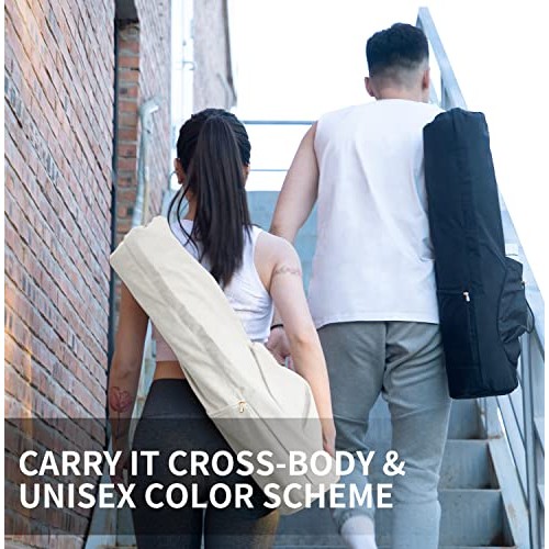 EnjoyActive Yoga Mat Bag | Premium, Waterproof, Multi Pockets, Adj...