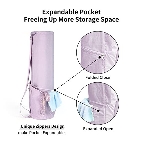 EnjoyActive Yoga Mat Bag | Premium, Waterproof, Multi Pockets, Adj...