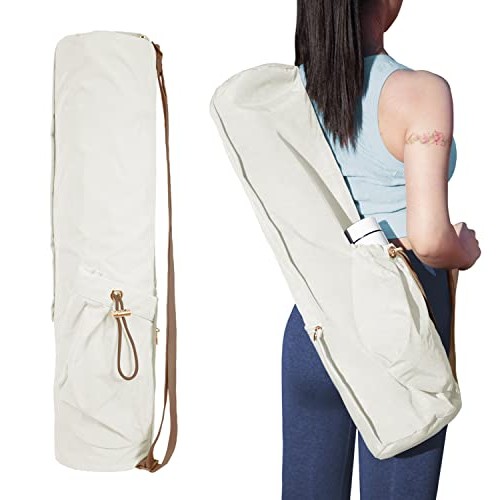 EnjoyActive Yoga Mat Bag | Premium, Waterproof, Multi Pockets, Adj...