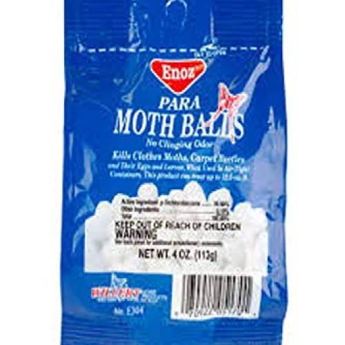 ENOZ Moth Balls 4oz, 6-Packages Protects Against Clothes Moths, Ca...