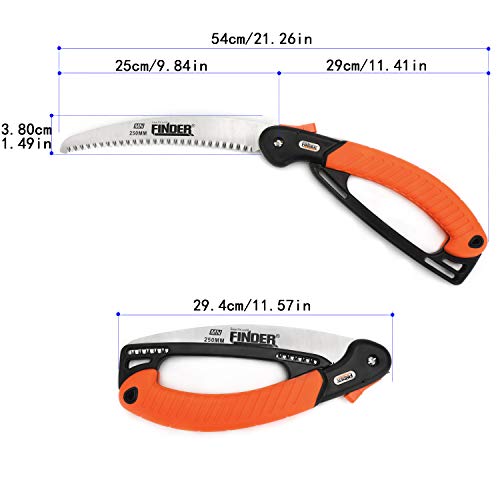 Folding Pruning Saw, ENPOINT Heavy Duty Carbon Steel Folding Hand ...