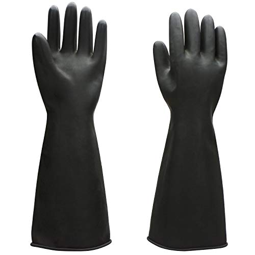 Long Rubber Gloves Heavy Duty, EnPoint Thick Chemical Resistant Gl...