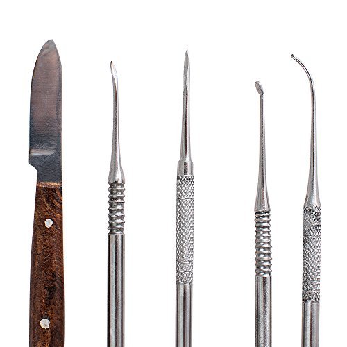 Enshey 10 pcs/set Lab Equipment Wax Carving Tools Set Stainless St...